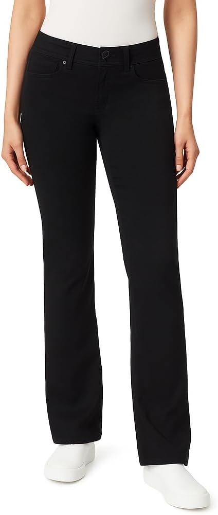WallFlower Luscious Curvy Bootcut Jeans for Women, Sizes 0-24 | Mid-Rise, Insta Stretch Denim, Trendy Jeans for Women, Stretchy, Figure-Flattering, Classic, Juniors, Standard and Plus